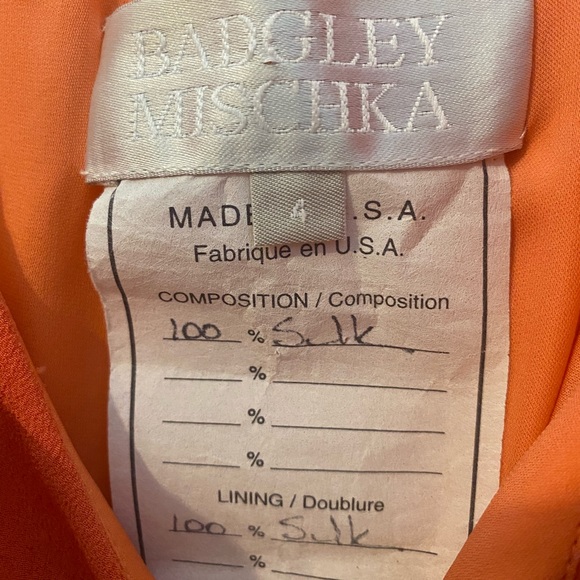 Badgley Mischka Silk Midi Dress - Picture 9 of 9